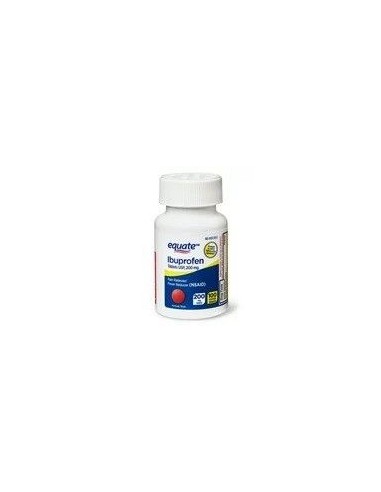 Comprimidos recubiertos con alivio del dolor de ibuprofeno equate/reductor de fiebre, 200 mg, 100 unidades