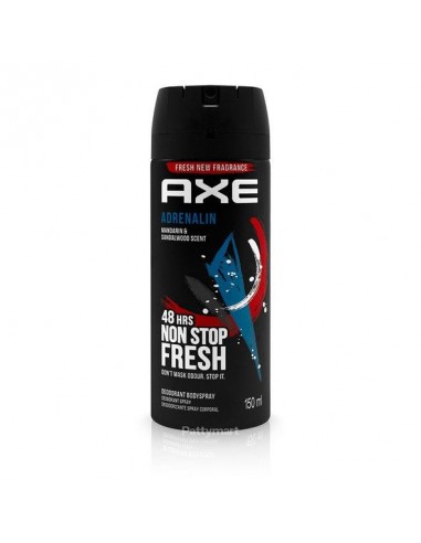 Axe- Spray Deodorant *Adrenalin/ Desodorante en Aerosol *Adrenalina (150ml)