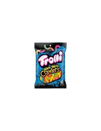 Trolli Sour Brite Crawlers Gummy Candy, Fruit Flavored, 5 oz