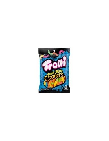 Trolli Sour Brite Crawlers Gummy Candy, Fruit Flavored, 5 oz