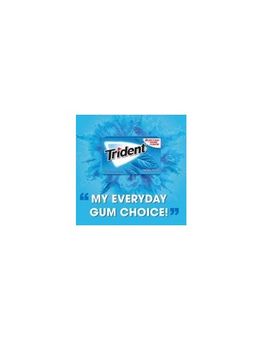 Trident Original Flavor Sugar Free Gum, 1 Packs Of 14 Pieces