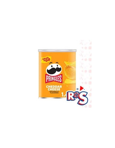 Pringles Cheddar Cheese Crisps Mini Canister 40g