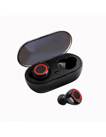 Auriculares inalámbricos Y50 para deportes al aire libre, cascos táctiles 5,0 con carga Bluetooth, almacén