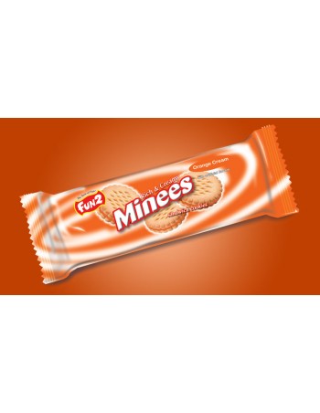 Minees Sandwich Cookies Orange Creme