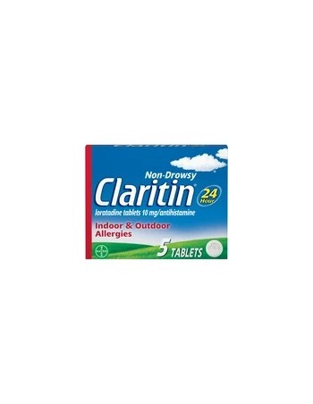 Claritin 24 horas para la alergia no somnoliente, tabletas antihistamínicos de loratadina, 5 Ct