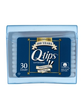 Q-tips Cotton Swabs, 30 count