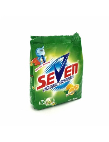 Detergente en polvo seven poder limon(500 g )