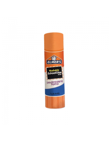 Pegamento, Elmer's Disappearing Purple School Glue Sticks, Washable, 7g