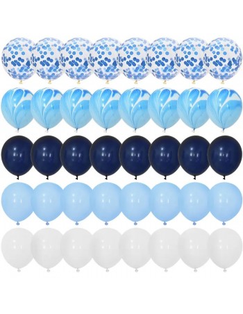 Juego de globos 40 uds, azules de piezas