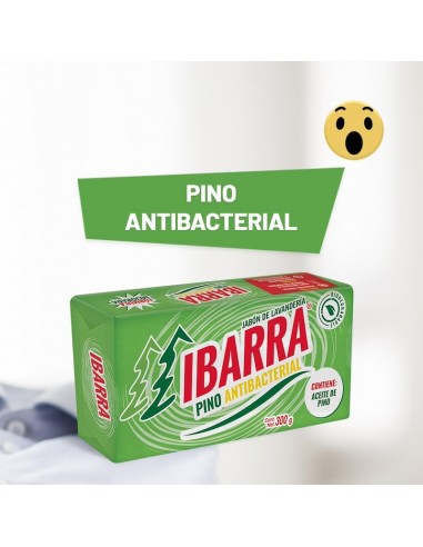 Jabón de Lavanderia IBARRA Pini Antibacterial 300g