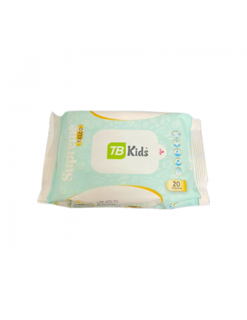 Toallitas Húmedas TB Kids Supremo paquete de 20 unidades