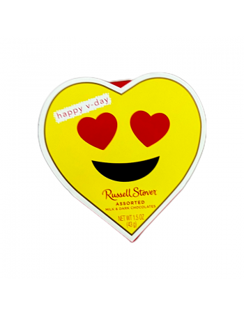 Caja de Chocolates Surtidos "Emoji de Amor" de Russell Stover - 15 oz (425 g)