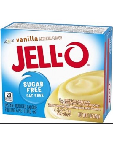 Jell-O Vanilla Sugar-Free Pudding Mix 28g