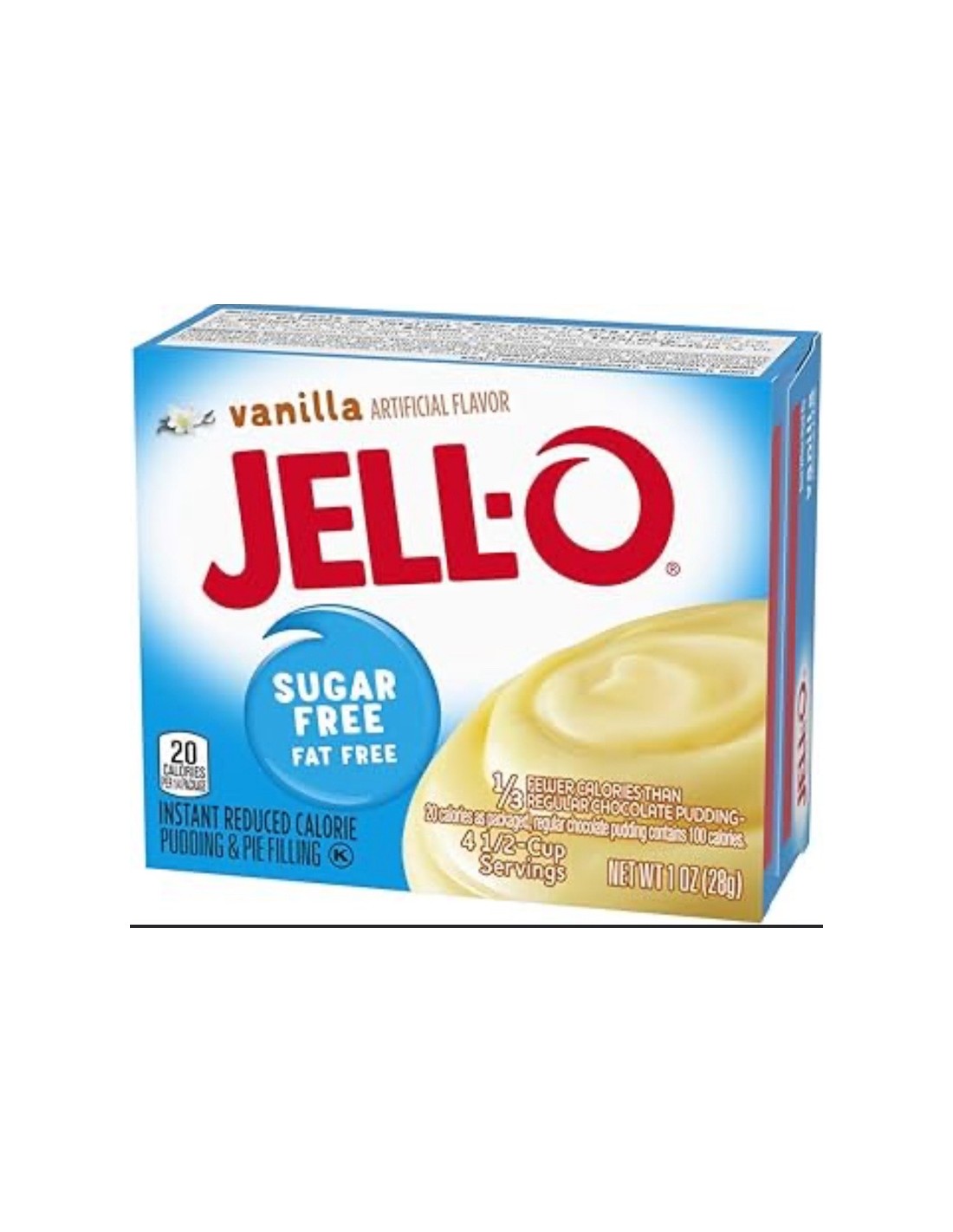 Jell-O Vanilla Sugar-Free Pudding Mix 28g