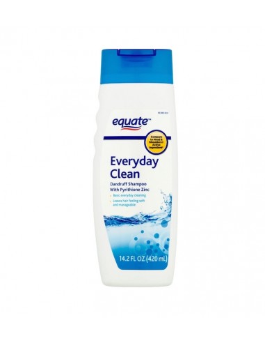 Shampoo Anticaspa Equate Everyday Clean con Zinc Piritiona 14.2 fl oz (420 ml)