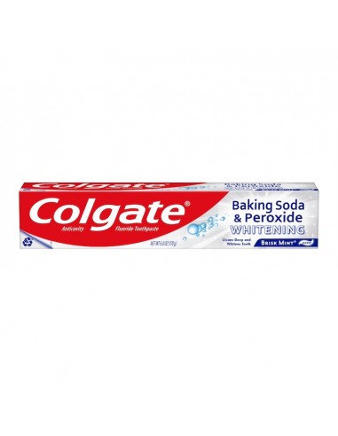 Colgate Baking Soda & Peroxide Whitening Toothpaste - Brisk Mint (170g)