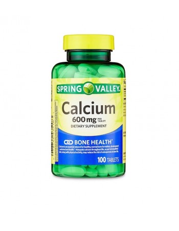 Spring Valley Calcium 600 mg Dietary Supplement for Bone Health