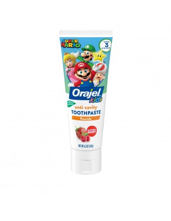 Orajel Kids Super Mario Natural Berry Anticavity Toothpaste 119g