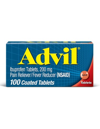 Advil Ibuprofeno 200 mg  Alivio del Dolor y Reductor de Fiebre