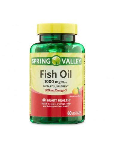 Spring Valley Aceite de Pescado Omega-3 - 1000 mg