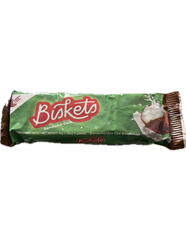 Galletas Biskets sabor Coco