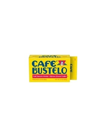 Cafe Bustelo, café molido tostado oscuro estilo espresso, envasado al vacío de 10 oz. Ladrillo