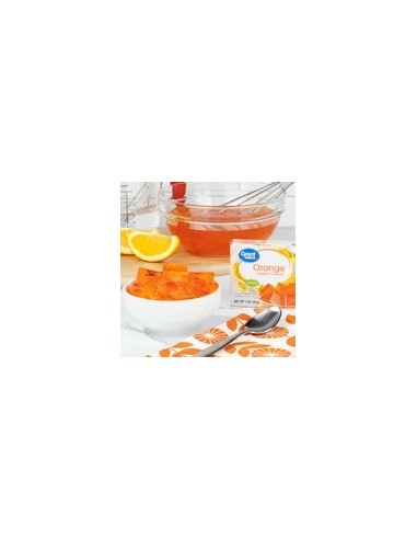 Postre de gelatina de naranja de gran valor, 3 oz