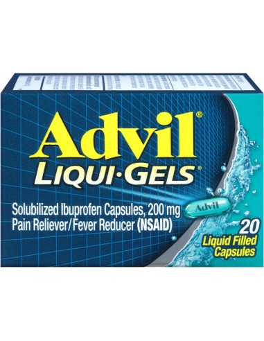 Advil Liqui-Gels - Analgésico y reductor de fiebre