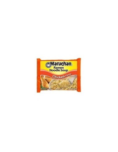 Sopa de fideos Maruchan Ramen con sabor a pollo, paquete estable de 3 oz