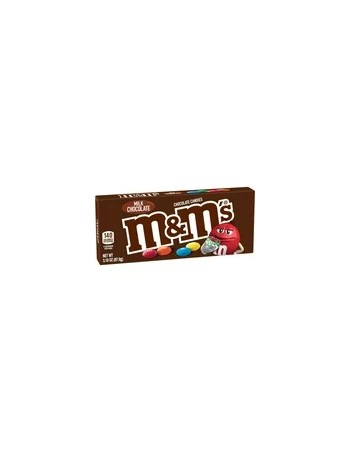 Caja de teatro de dulces de chocolate con leche de M&M - Caja de 3,1 oz