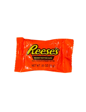 Caramelo de tamaño bocadillo con sabor a chocolate y maní Reese's, 15g