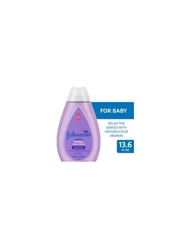 Johnson's Calming Champú para Baño de Bebé con Aroma Natural, 13.6 fl oz