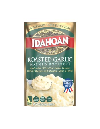 Idahoan Puré de Papas con Ajo Asado Bolsa de 4 oz