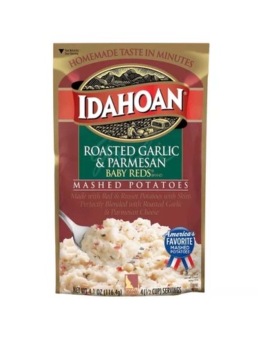 Baby Reds Idahoan con Ajo Tostado y Puré de Papas, Bolsa de 4.1 oz