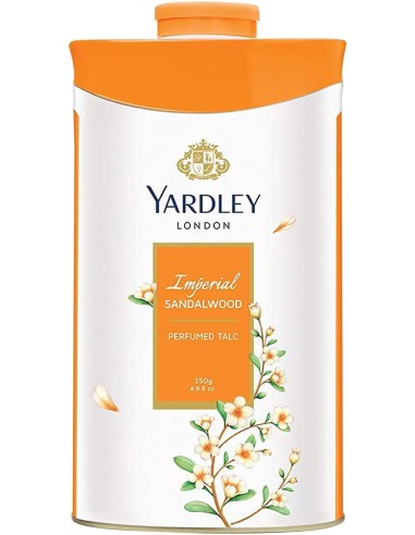 Yardley Talco Perfumado de Sándalo, 8.82 oz