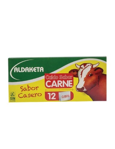 Caldo Sabor Carne 12 cubos 120 g