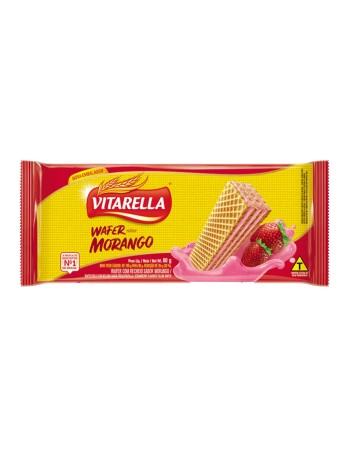 Wafer Vitarella sabor fresa 120g