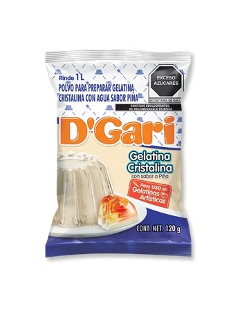 Gelatina D'Gari sabor piña