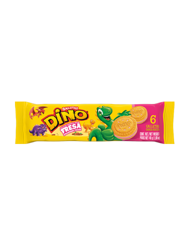 Galletas Dino Fresa 48g