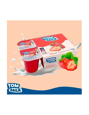 Yogurt Tom Milk Fresa 4x125g