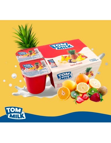 Yogurt Tom Milk Tutti-Frutti 4x125g