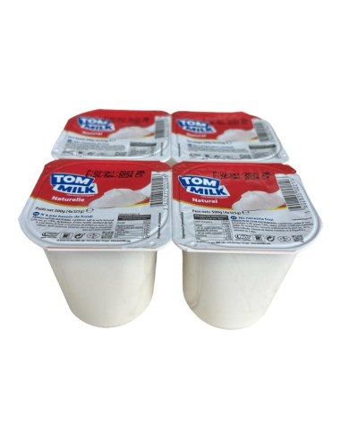 Yogurt Tom Milk Natural  4x125g