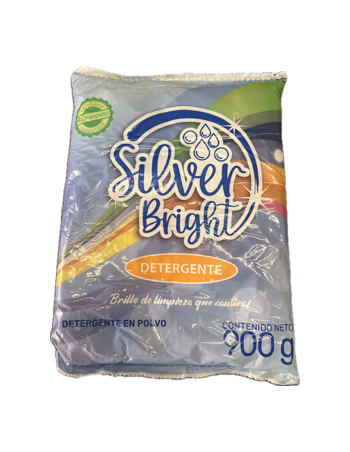 DETERGENTE EN POLVO SILVER BRIGHT 900g