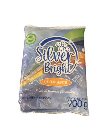 DETERGENTE EN POLVO SILVER BRIGHT 900g